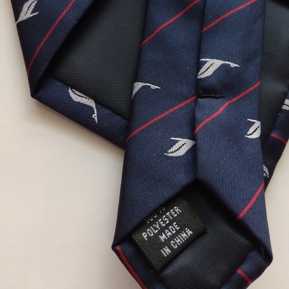 Vintage Shanghai Airlines Uniform Tie Necktie Antique Menswear Office Formalwear - Picture 7 of 8